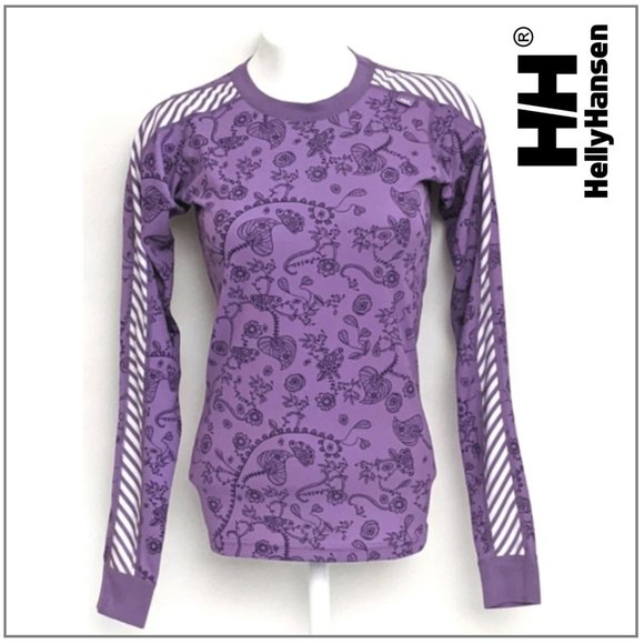Helly Hansen Tops - Helly Hansen Women's Purple/White Sweatshirt